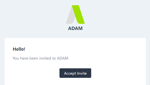 Accepting Invites Setting Up Your Profile ADAM